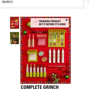 Kylie Cosmetics limited edition Grinch Collection